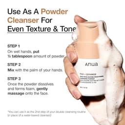Anua Rice Enzyme Brightening Cleansing Powder 40g 2