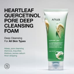 Anua Heartleaf Quercetinol Pore Deep Cleansing Foam 150ml 3