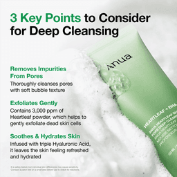 Anua Heartleaf Quercetinol Pore Deep Cleansing Foam 150ml 4